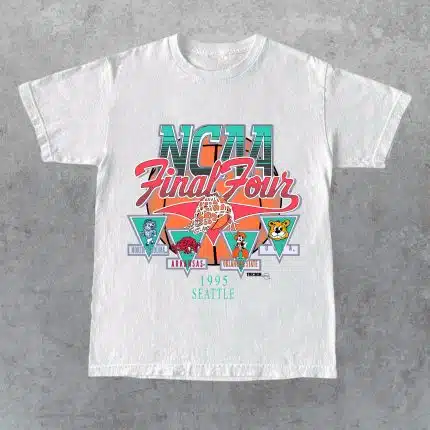1995 Final Four Official Game Shirt - Vintage Graphic Sports Tee for Men, Perfect Gift for Her, Him, or Friends in Black