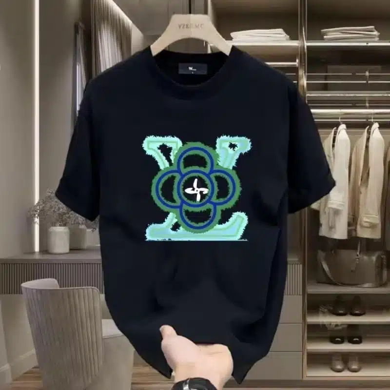 TGC Men's T-Shirt - Casual Crew Neck, Slight Stretch, Premium Quality, Short Sleeve, Regular Fit, Summer Essential, No Chest Pad, Daily & Casual Wear, Fashionable Print