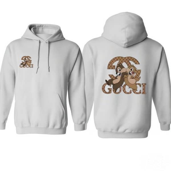 Cartoon Squirrel Double-Sided Graphic Unisex Hoodie – Stylish Casual Hooded Top for Daily Wear street fall outfits,streetwear,y2k clothing,2000s outfits,outfits men,kpop demon hunters merch