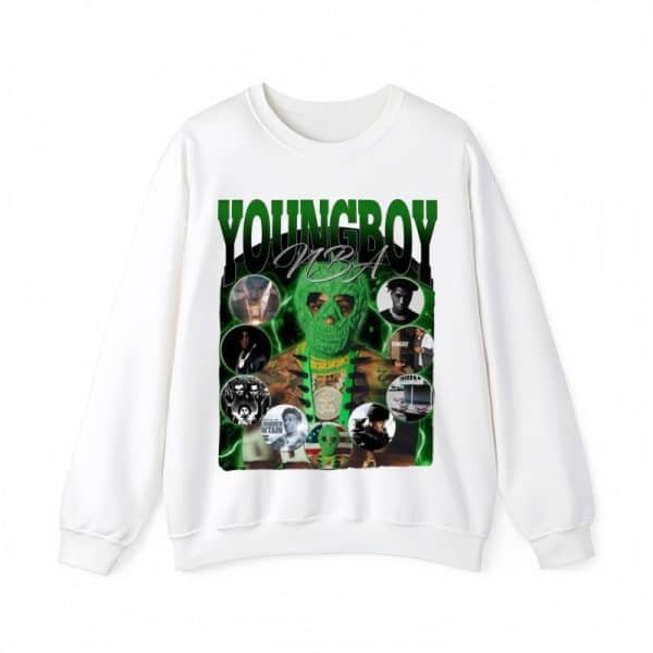 YoungBoy American High Street Rapper Crew Neck Sweatshirt – Men's Spring Autumn Trendy Couple Loose Casual Collage Graphic Top graphic tees,funny graphic tee,chris brown merch,funny tshirt,men gifts,y2k outfits men,street