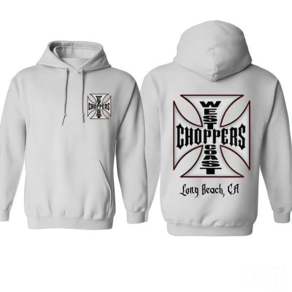 Unisex 'West Coast Choppers' Graphic Hoodie – Bold Street Style Top for All Seasons street fall outfits,streetwear,y2k clothing,2000s outfits,outfits men,kpop demon hunters merch,plus size fall outfits 2025,fits,graphic hoodies