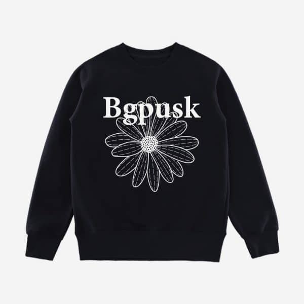 Trendy Couple Daisy Letter Print Crew Neck Sweatshirt – American High Street Men's Spring Autumn Loose Casual Top street fall outfits,streetwear,y2k clothing,2000s outfits,outfits men