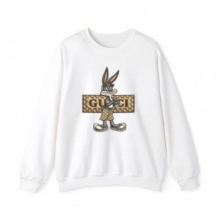 New Unisex Stylish Bunny Pattern T-Shirt – Soft Casual Short-Sleeve for Men's Spring Summer Street Style street fall outfits,streetwear,y2k clothing,2000s outfits,outfits men,kpop demon hunters merch